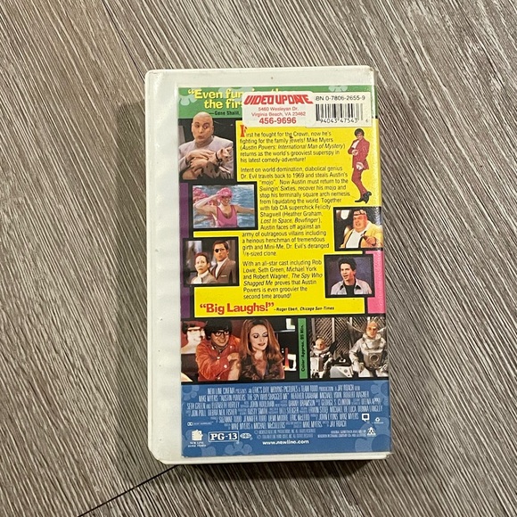 EUC VHS Tape “Austin Powers: The Spy Who Shagged Me” PG13, 1999 New Line Cinema - Picture 3 of 6